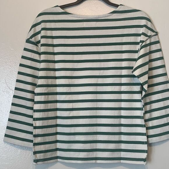 Madewell falcon stripe round neck long sleeve top size XXS - Picture 4 of 6